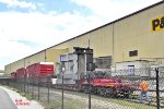 KRL 50012 bearing a 216240# load about to depart Harnischfeger